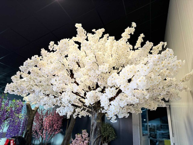 Royal pachira kersen bloesem kunstboom - afbeelding 6 van  25