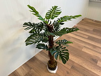 Royal pachira monsteria deliciosa kunstboom - afbeelding 10 van  16