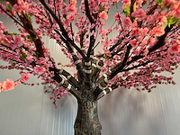 Royal pachira perzik bloesem kunstboom - afbeelding 4 van  18