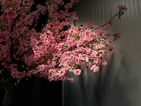 Royal pachira perzik bloesem kunstboom - afbeelding 8 van  18