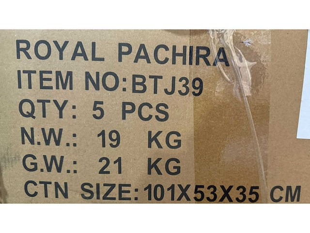 Royal pachira wand paneel (8x) - afbeelding 5 van  13