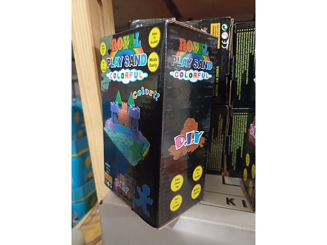 Royal play sand collorfun 10 doos mix kleur geleverd - afbeelding 6 van  7
