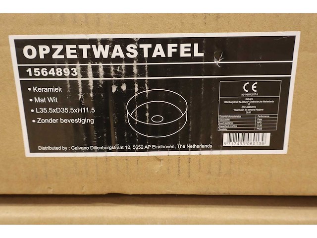 Royal plaza - latona - - opzetwastafel (2x) - afbeelding 2 van  5