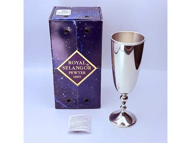 Royal selangor champagne glas/goblet - pewter - afbeelding 1 van  8