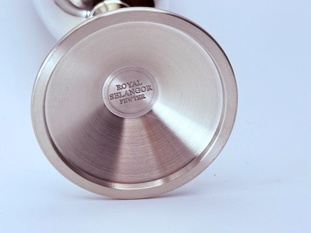 Royal selangor champagne glas/goblet - pewter - afbeelding 7 van  8