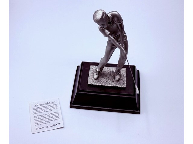 Royal selangor male golfer - pewter/tin - afbeelding 3 van  6