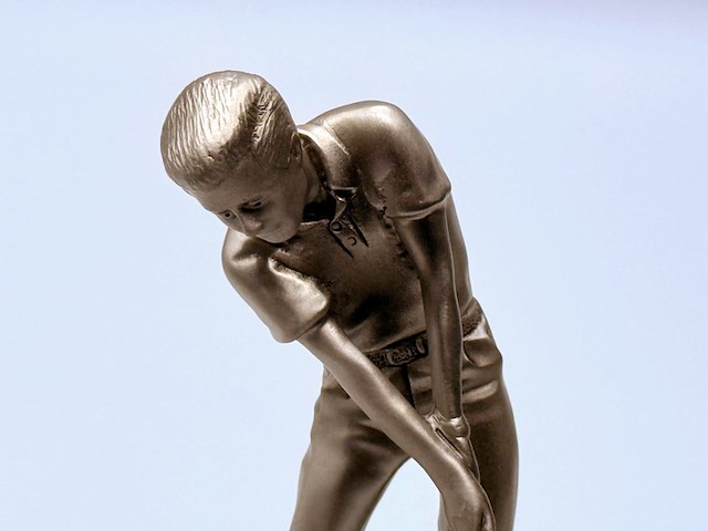 Royal selangor male golfer - pewter/tin - afbeelding 4 van  6