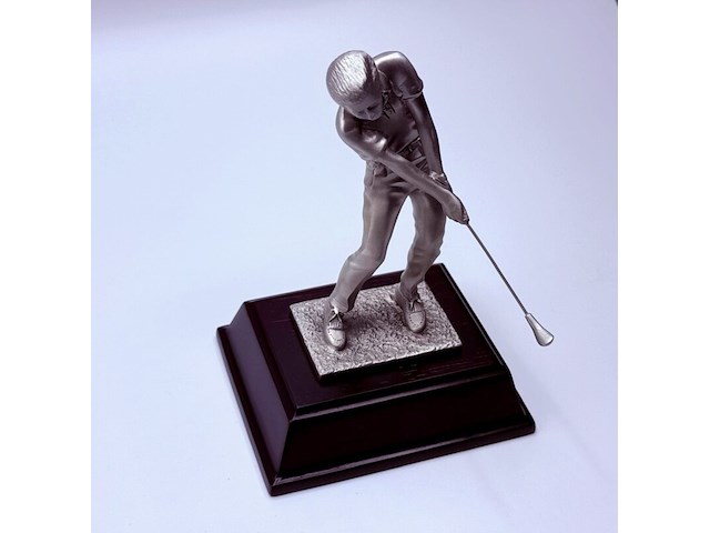 Royal selangor male golfer - pewter/tin - afbeelding 5 van  6