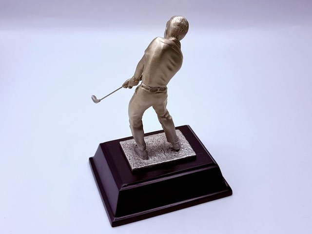 Royal selangor male golfer - pewter/tin - afbeelding 6 van  6