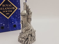 Royal selangor pewter castle gedecoreerd met kristal - afbeelding 4 van  10