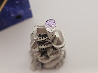 Royal selangor pewter castle gedecoreerd met kristal - afbeelding 7 van  10