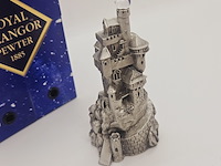 Royal selangor pewter castle gedecoreerd met kristal - afbeelding 8 van  10