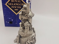 Royal selangor pewter castle gedecoreerd met kristal - afbeelding 9 van  10