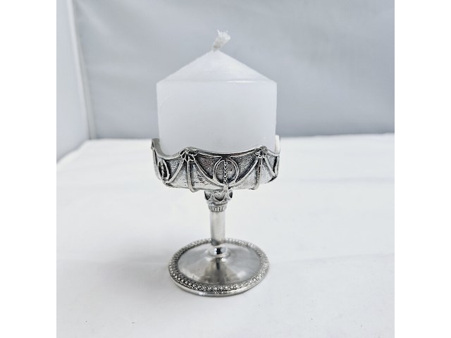 Royal selangor pewter kaarsenhouder inc. kaars - afbeelding 1 van  5