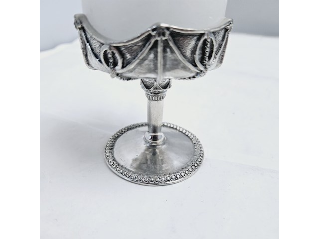 Royal selangor pewter kaarsenhouder inc. kaars - afbeelding 4 van  5