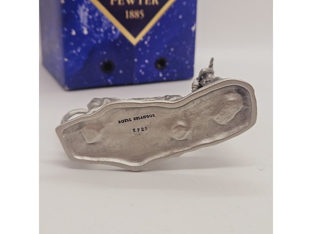 Royal selangor pewter 'the brave horse' gemaakt door liberty - afbeelding 2 van  10