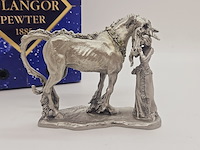 Royal selangor pewter 'the brave horse' gemaakt door liberty - afbeelding 1 van  10