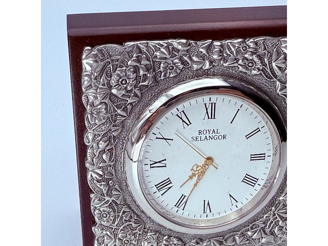 Royal selangor table leaves bureauklok - inclusief doos - afbeelding 3 van  8