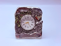 Royal selangor winter/robin tafelklok - afbeelding 2 van  8