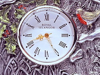 Royal selangor winter/robin tafelklok - afbeelding 3 van  8