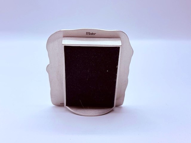 Royal selangor winter/robin tafelklok - afbeelding 6 van  8