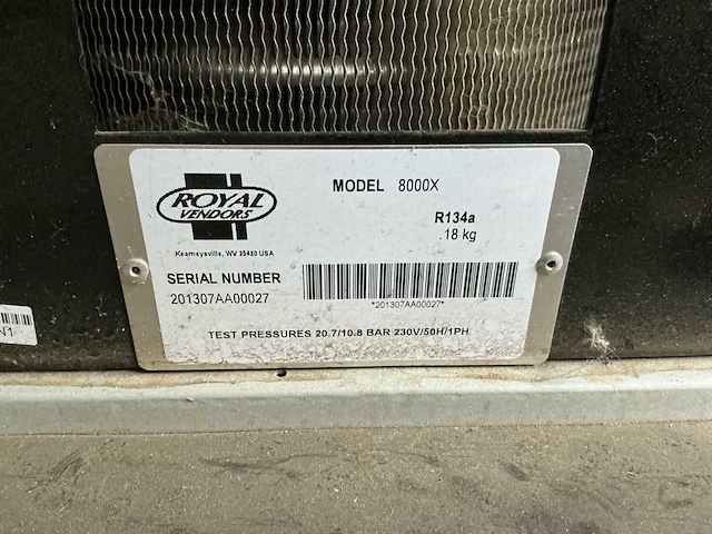 Royal vendors 8000x - verkoopautomaat - afbeelding 9 van  17