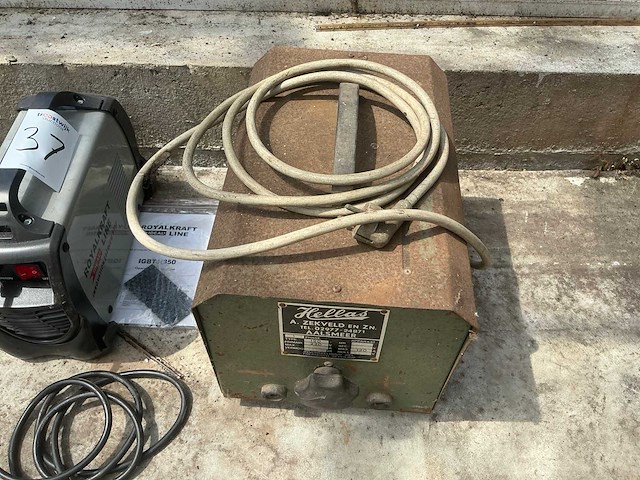 Royalkraft & hellas elektrode lasapparaat (2x) - afbeelding 1 van  1