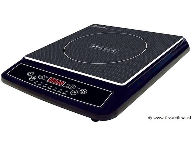 Royalty line inductiekookplaat 2000 w incl. led display & timer - afbeelding 1 van  2