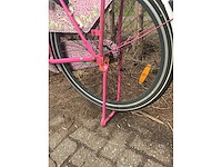 Roze damesfiets - afbeelding 2 van  6