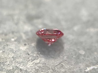 Roze diamant - 0.22 carat briljant geslepen diamant - afbeelding 4 van  4