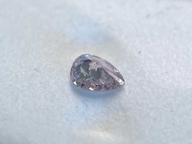 Roze diamant 0.40 carat natuurlijke roze diamant gecertificeerd - afbeelding 4 van  4