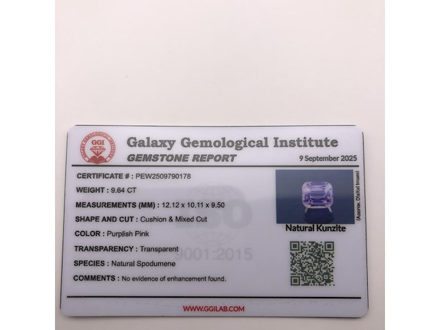 Roze kunziet, edelsteen - afbeelding 5 van  6