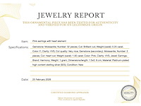 Roze oorbellen met hart design - afbeelding 3 van  7