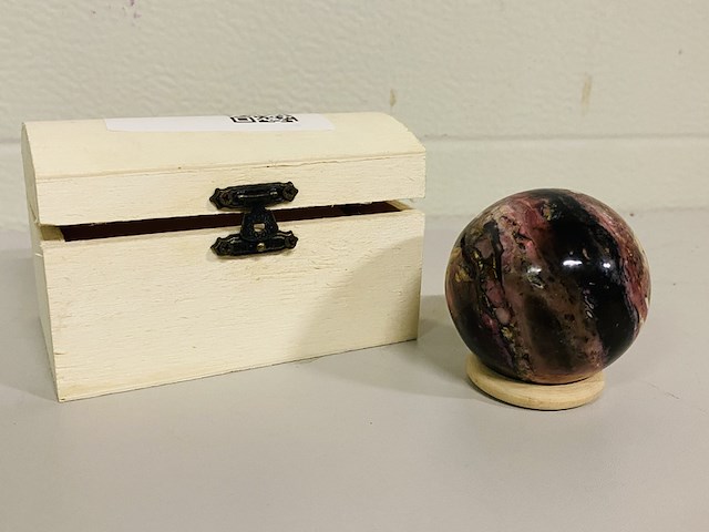 Roze opaal bol - afbeelding 1 van  5