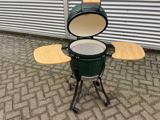 R&s - green bbq kamado charcoal bbq - afbeelding 9 van  9