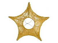 Rs star sisal ø25cm gold (3240x) - afbeelding 1 van  1