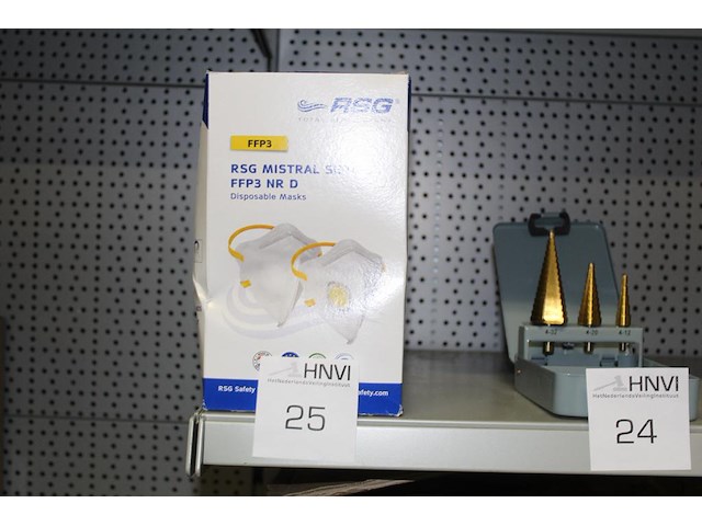 Rsg stofmaskers type ffp3 15 stuks in doos - afbeelding 2 van  2