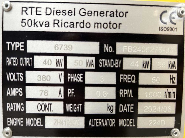 Rte - 2025 - 6739 - 50 kva noodstroomaggregaat 400v - afbeelding 34 van  34