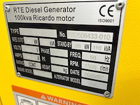 Rte - 2025 - 6742 - 100 kva noodstroomaggregaat 380v - afbeelding 2 van  16