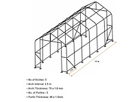 Rte - 2025 - 7417 - opslagtent 15000x5500x5300mm - afbeelding 2 van  5