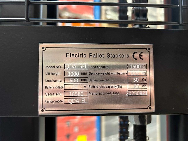 Rte - 2025 - 7861 - stapelaar 3.0m - afbeelding 3 van  9