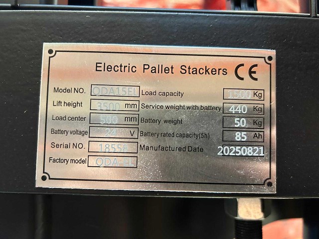 Rte - 2025 - 7862 - stapelaar 3.5m - afbeelding 12 van  15