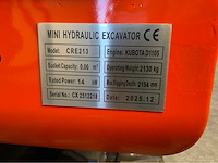 Rte - 2025 - cre213 - minigraafmachine kubota euro 5 met cabine - afbeelding 17 van  37