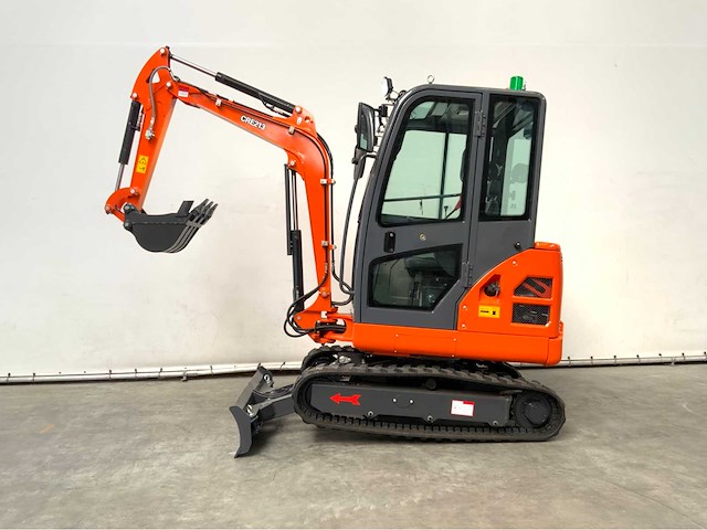 Rte - 2025 - cre213 - minigraafmachine kubota euro 5 met cabine - afbeelding 5 van  10
