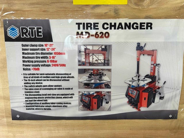 Rte - 2025 - md-620 - banden de-en montageapparaat - afbeelding 3 van  3