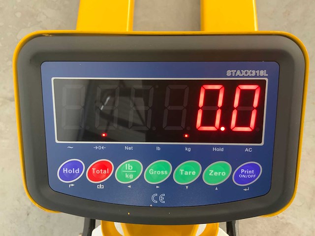 Rte - 2025 - palletwagen met weegschaal 2500kg - afbeelding 3 van  4