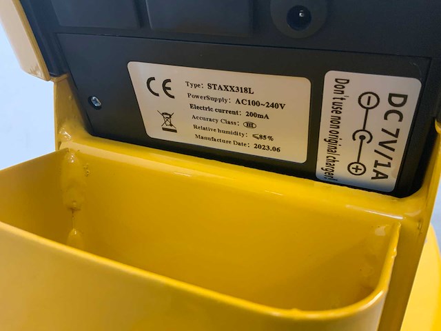 Rte - 2025 - palletwagen met weegschaal 2500kg - afbeelding 2 van  2