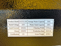 Rte - 2025 - rofs-300 - zelfrijdende schrobzuigmachine - afbeelding 2 van  14
