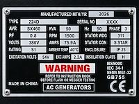 Rte - 2026 - 7121 - 50 kva noodstroomaggregaat 400v - afbeelding 16 van  21