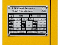 Rte - 2026 - 7310 - 35 kva noodstroomaggregaat 400v - afbeelding 9 van  24